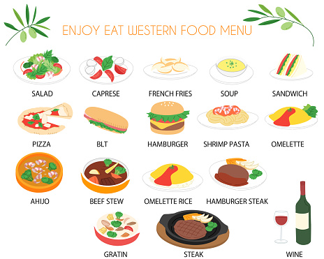 Detail Western Food Menu Nomer 6