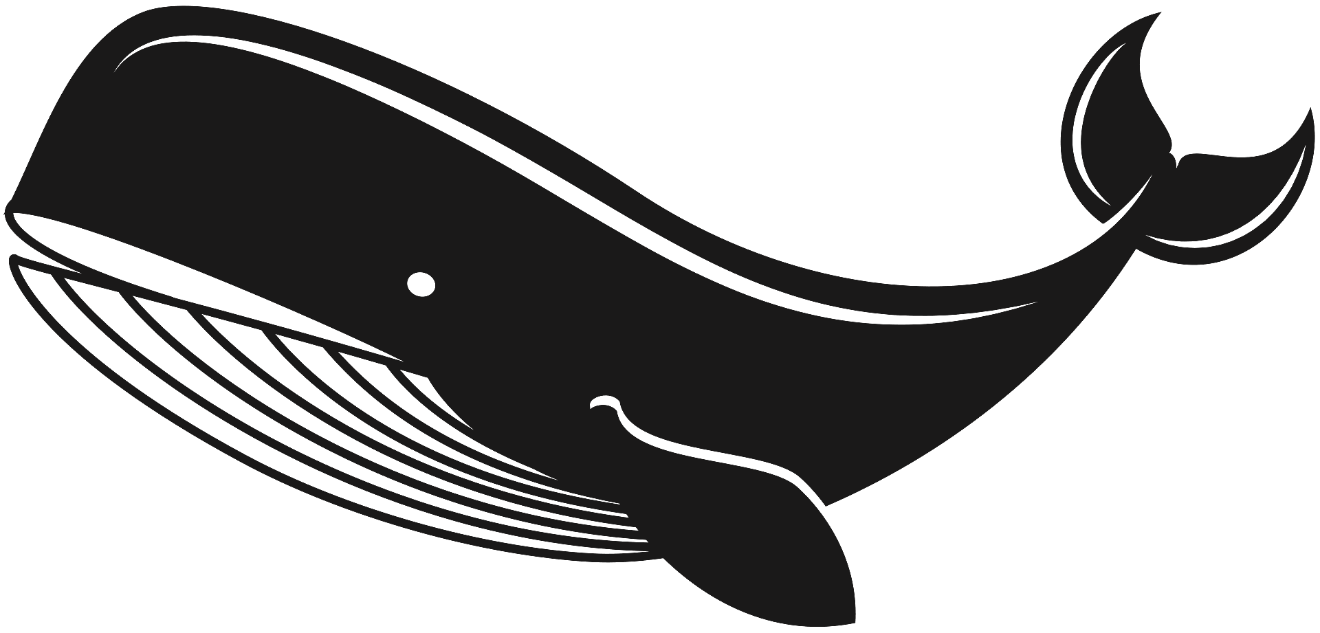 Detail Whale Clipart Black And White Nomer 14