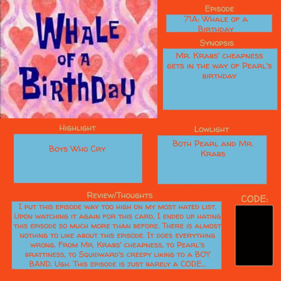 Detail Whale Of A Birthday Spongebob Nomer 32