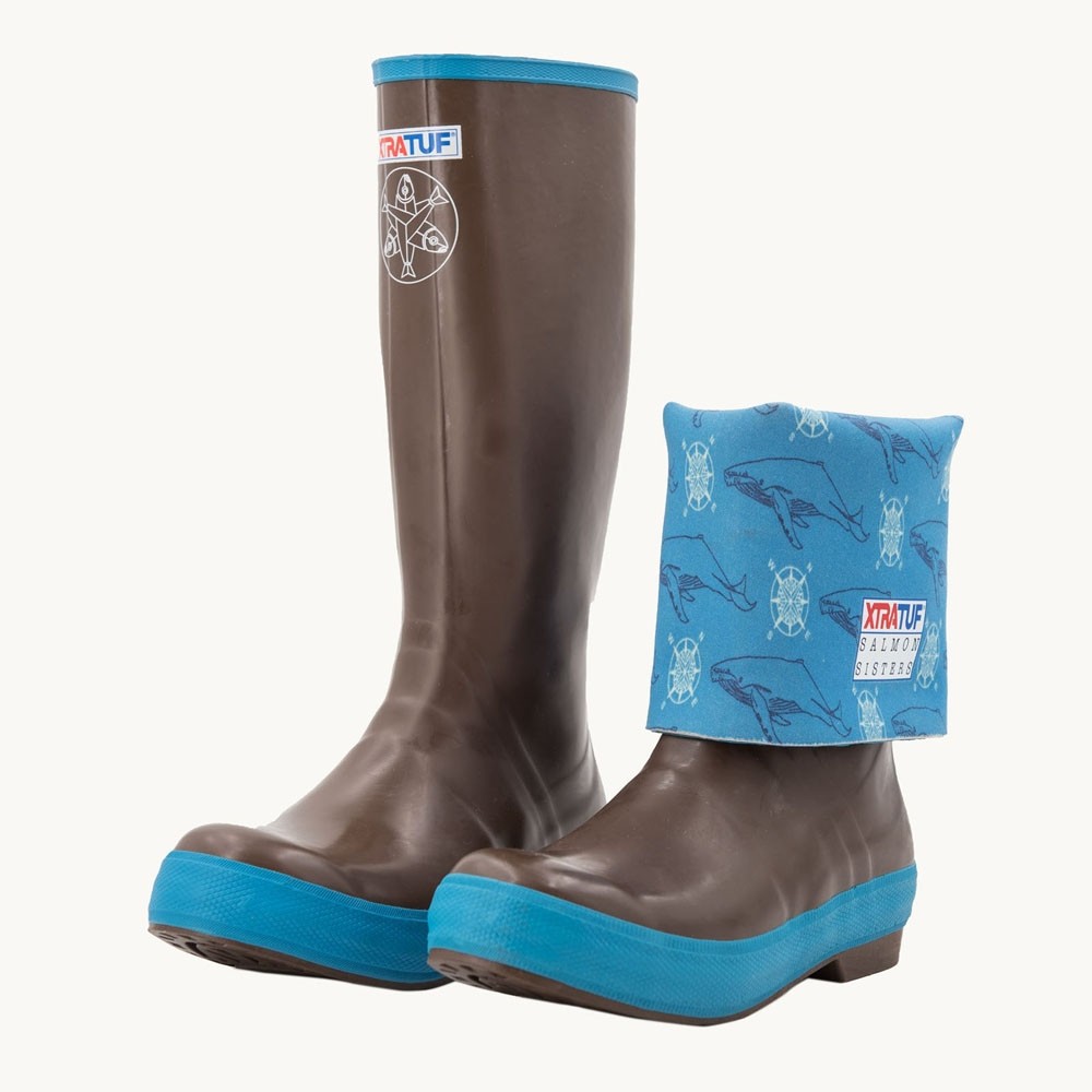 Detail Whale Print Rain Boots Nomer 21