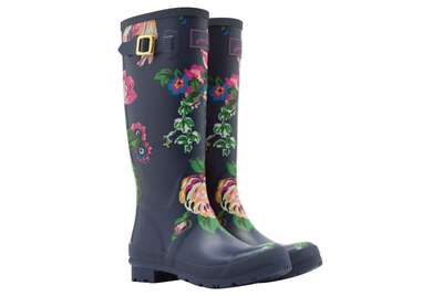 Detail Whale Print Rain Boots Nomer 35