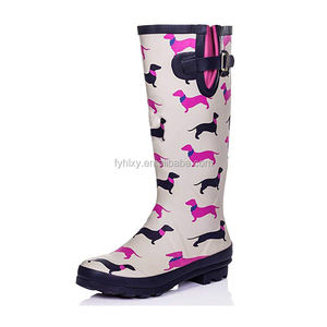 Detail Whale Print Rain Boots Nomer 38