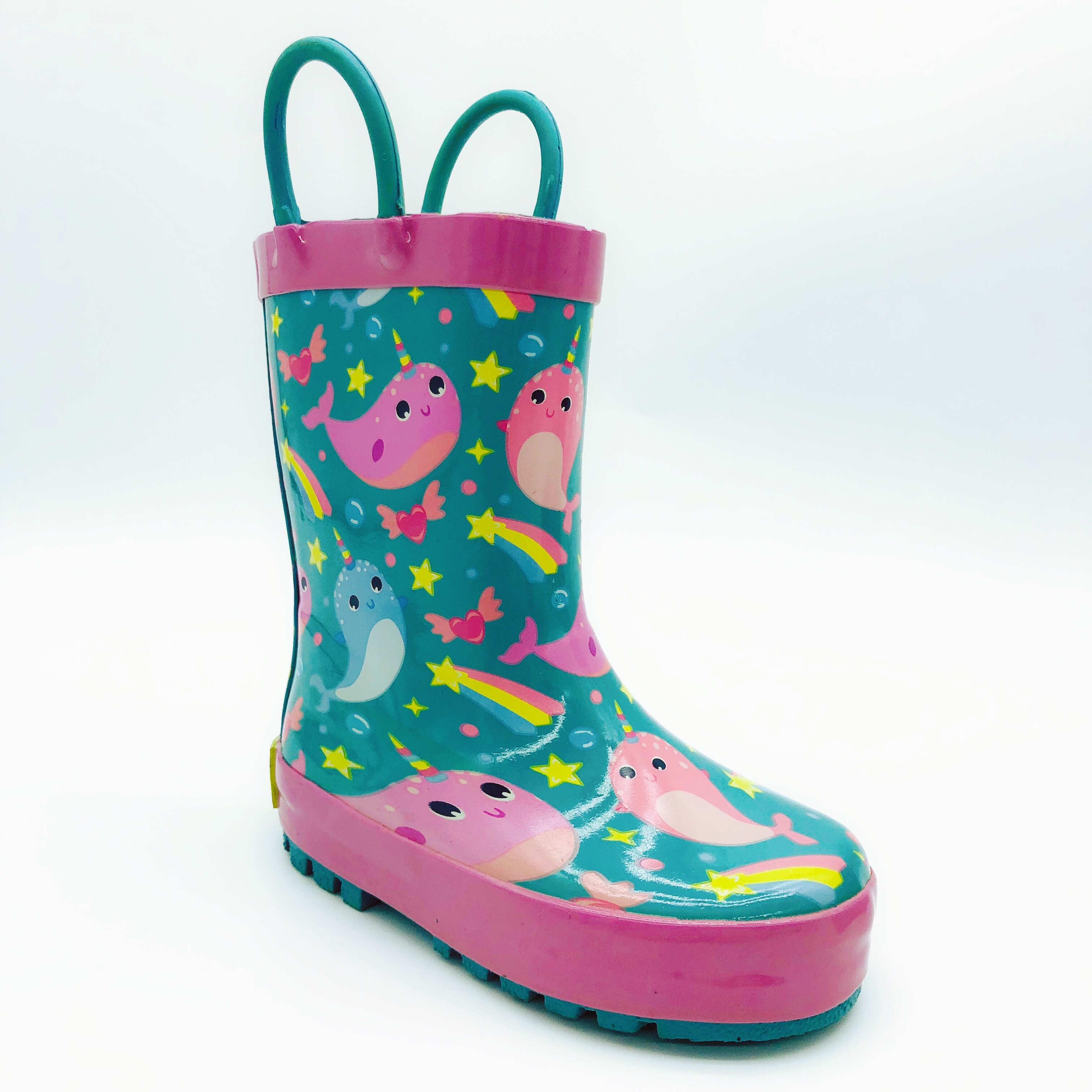 Download Whale Print Rain Boots Nomer 9