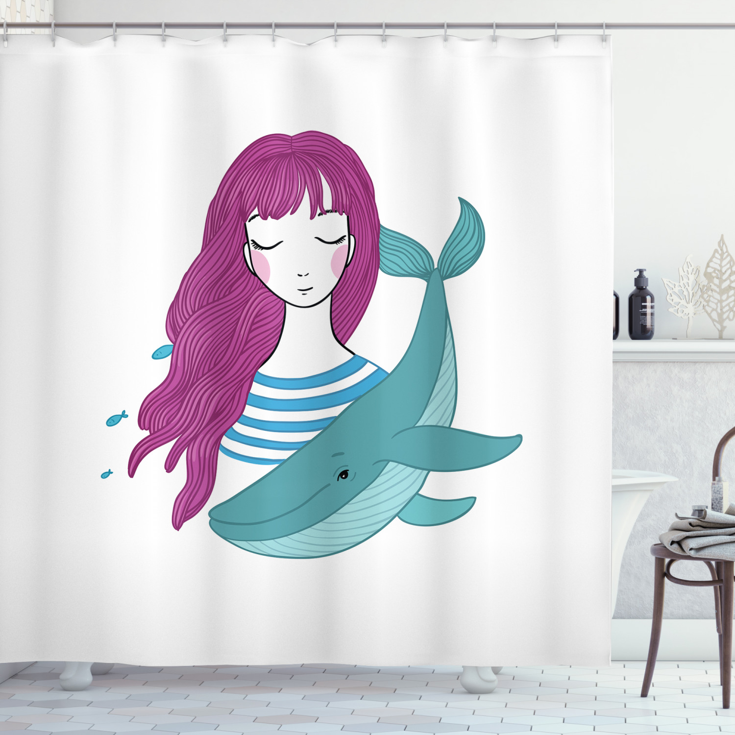 Detail Whale Shower Curtain Hooks Nomer 60