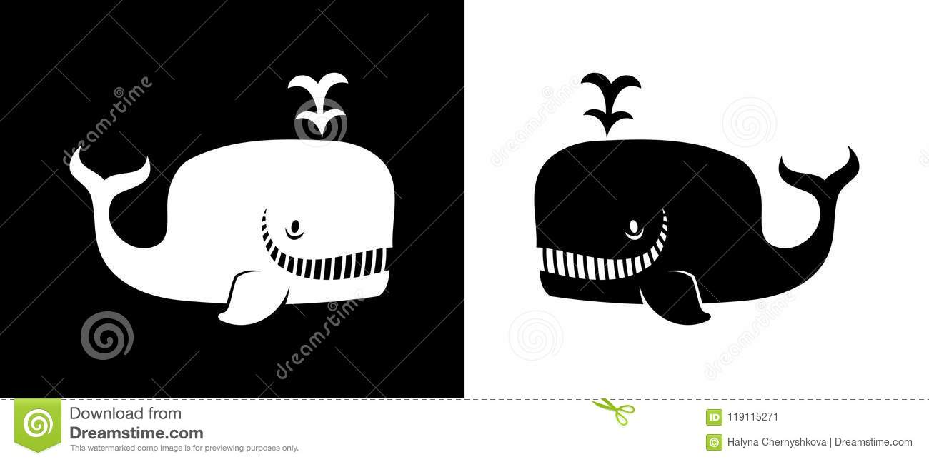 Detail Whale Silhouette Clip Art Nomer 41