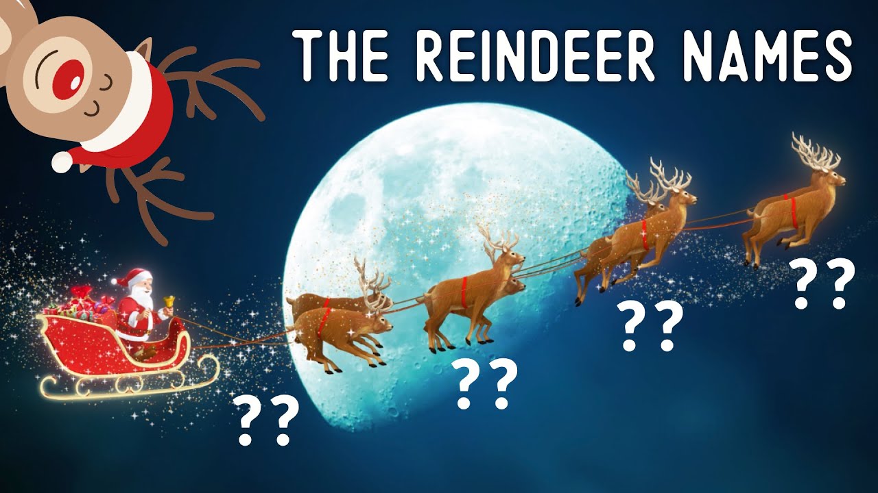 Detail What Are All The 9 Reindeers Names Nomer 39