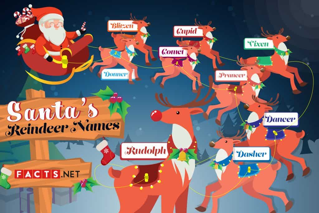 Detail What Are The 9 Reindeers Names Nomer 34