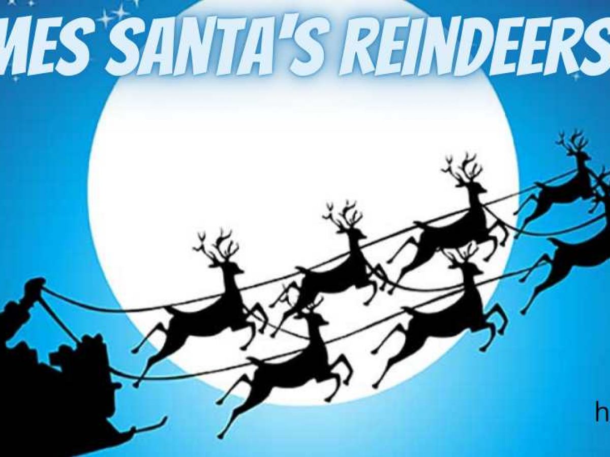 Detail What Are The 9 Reindeers Names Nomer 52