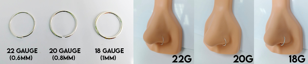 Detail What Gauge Needle For Nose Piercing Nomer 54
