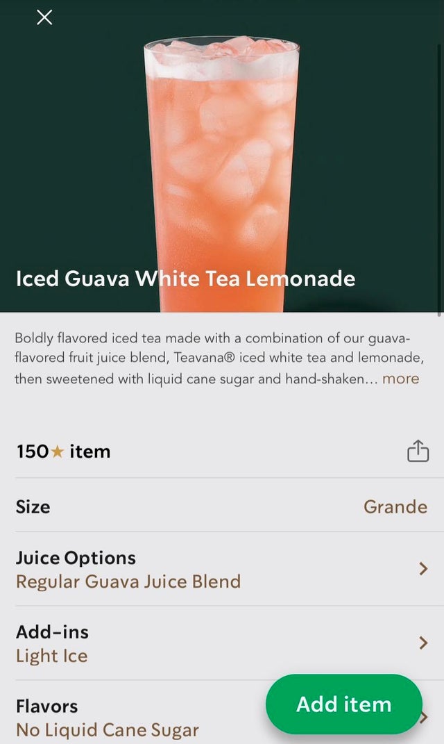 Detail What Guava Juice Does Starbucks Use Nomer 42