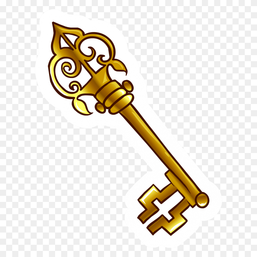 Detail Skeleton Key Clipart Free Nomer 10