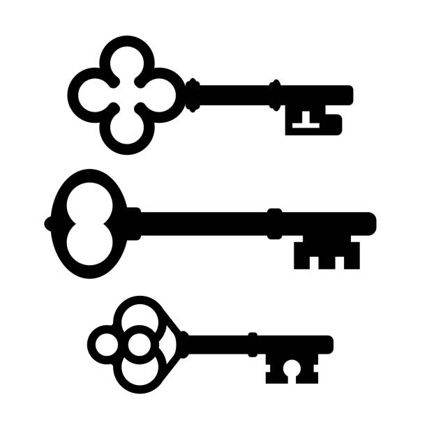 Detail Skeleton Key Clipart Free Nomer 14