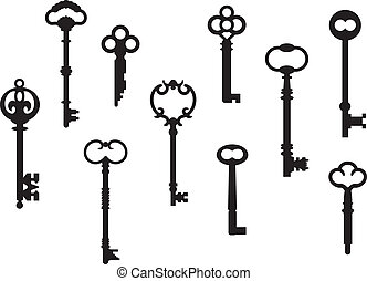 Detail Skeleton Key Clipart Free Nomer 39