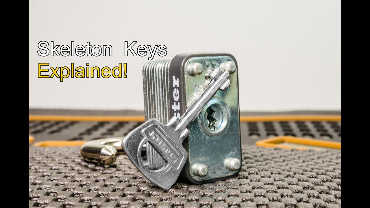 Detail Skeleton Key Padlock Nomer 43
