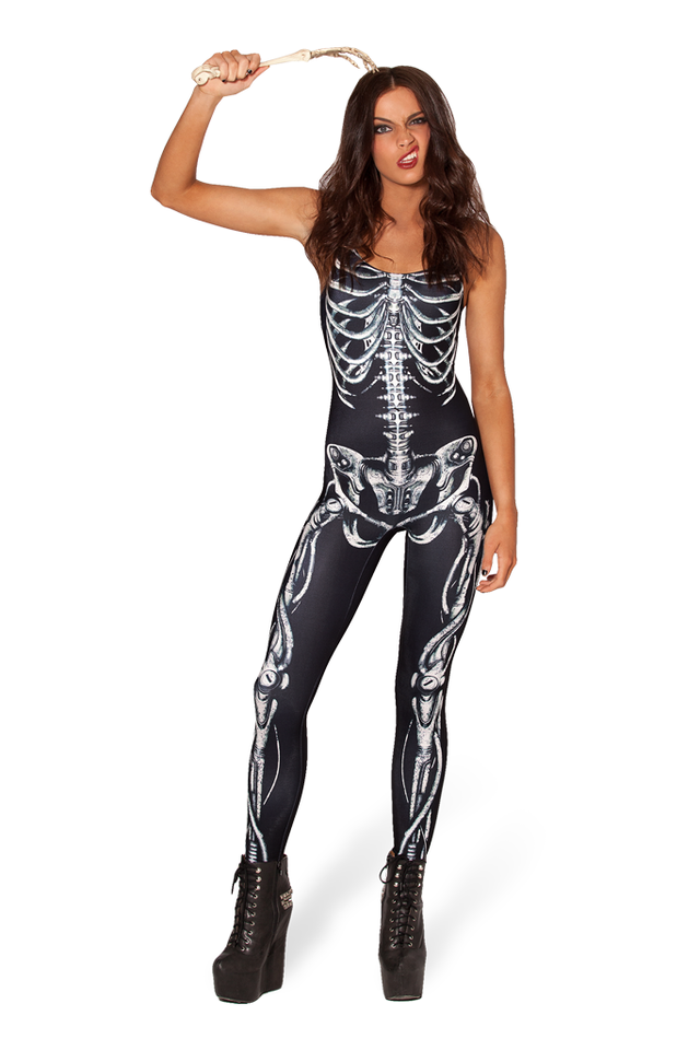 Detail Skeleton Leggings Black Milk Nomer 16