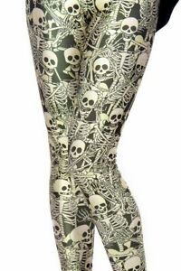 Detail Skeleton Leggings Black Milk Nomer 18