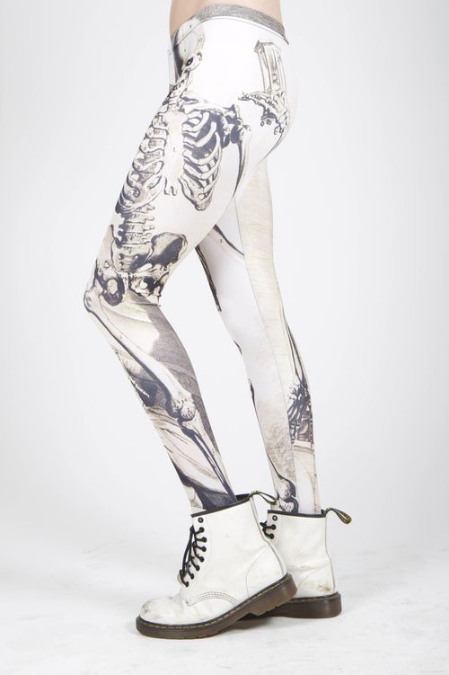 Detail Skeleton Leggings Black Milk Nomer 19