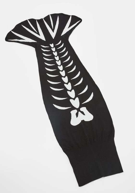 Detail Skeleton Mermaid Blanket Nomer 23