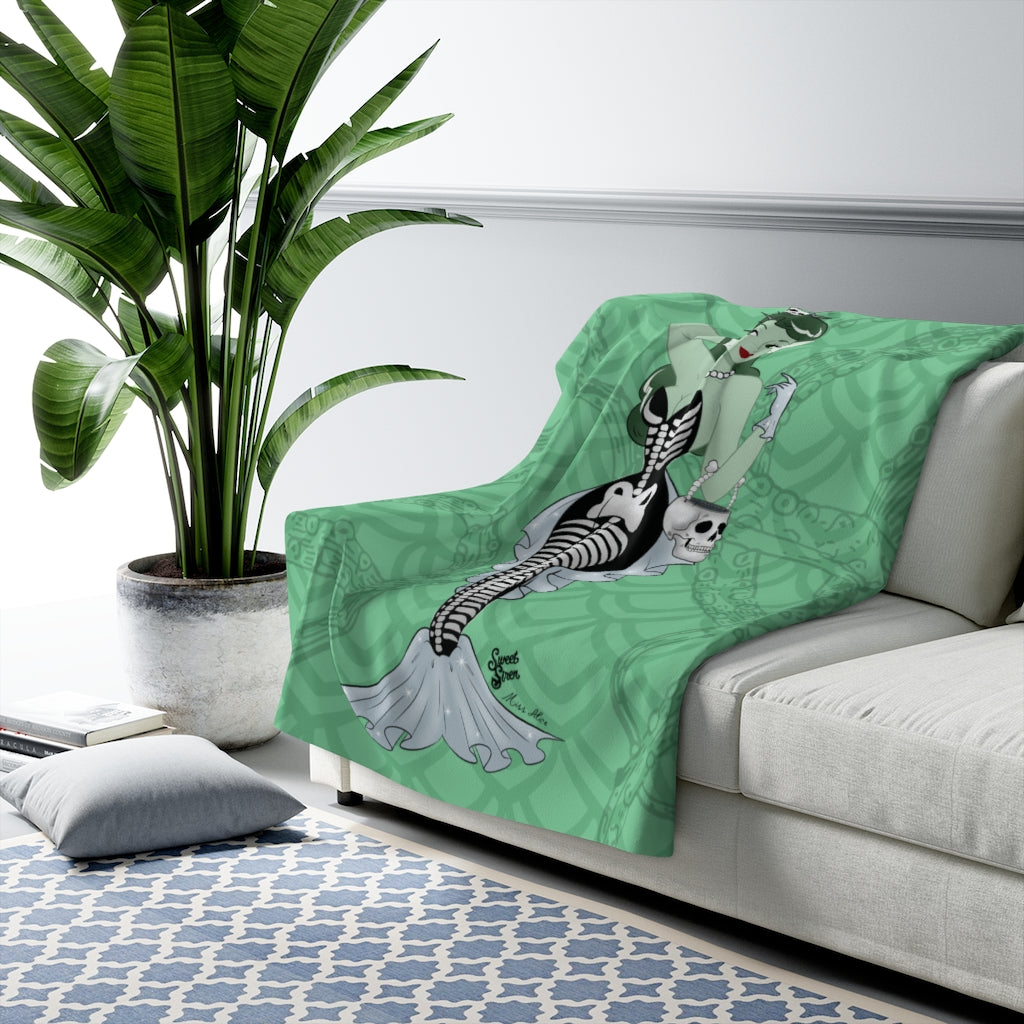 Download Skeleton Mermaid Blanket Nomer 29