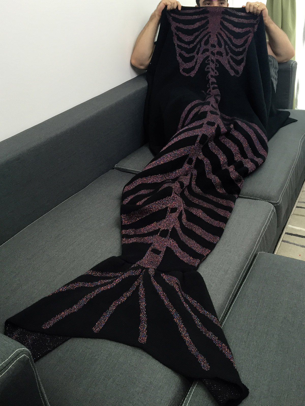 Detail Skeleton Mermaid Blanket Nomer 41