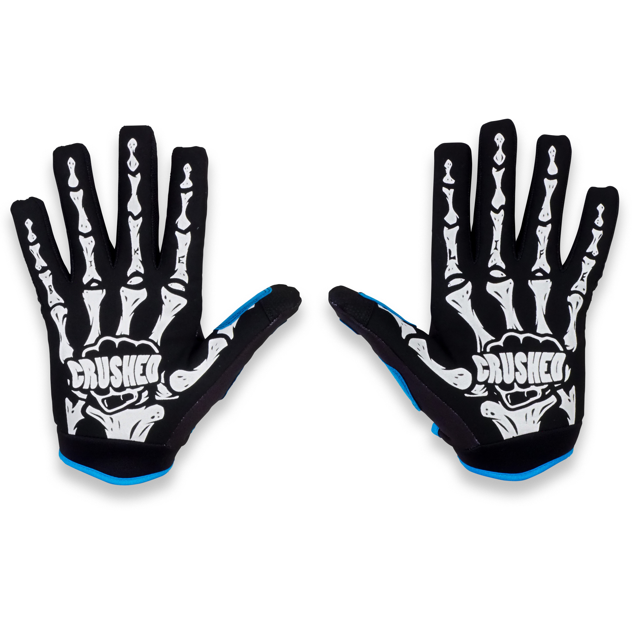 Detail Skeleton Motorcycle Gloves Nomer 12