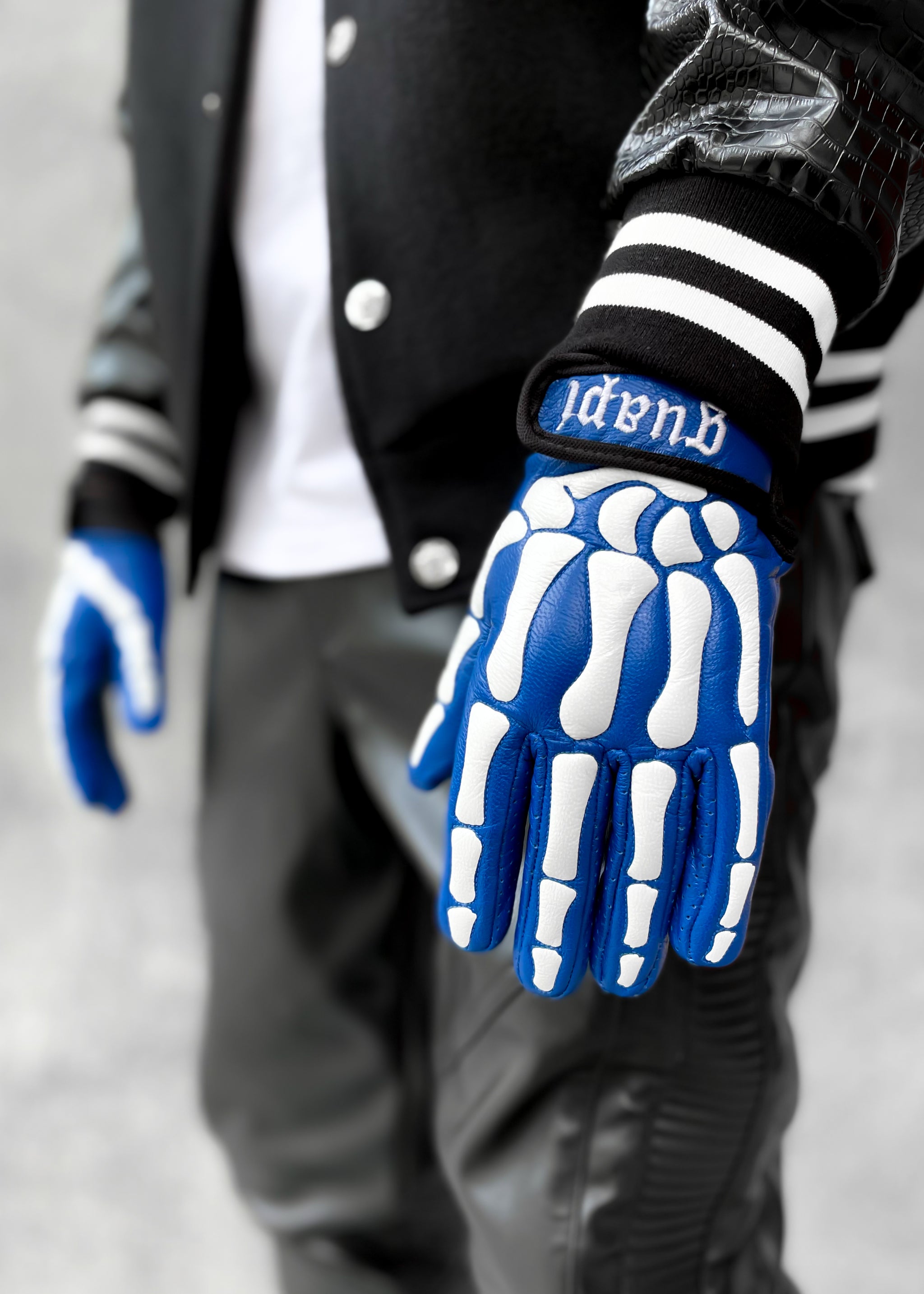 Detail Skeleton Motorcycle Gloves Nomer 26