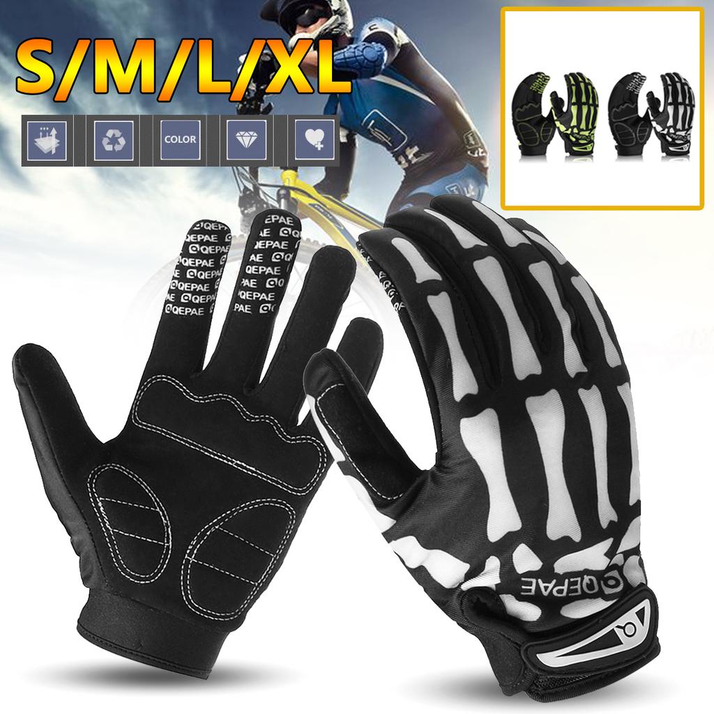 Detail Skeleton Motorcycle Gloves Nomer 46
