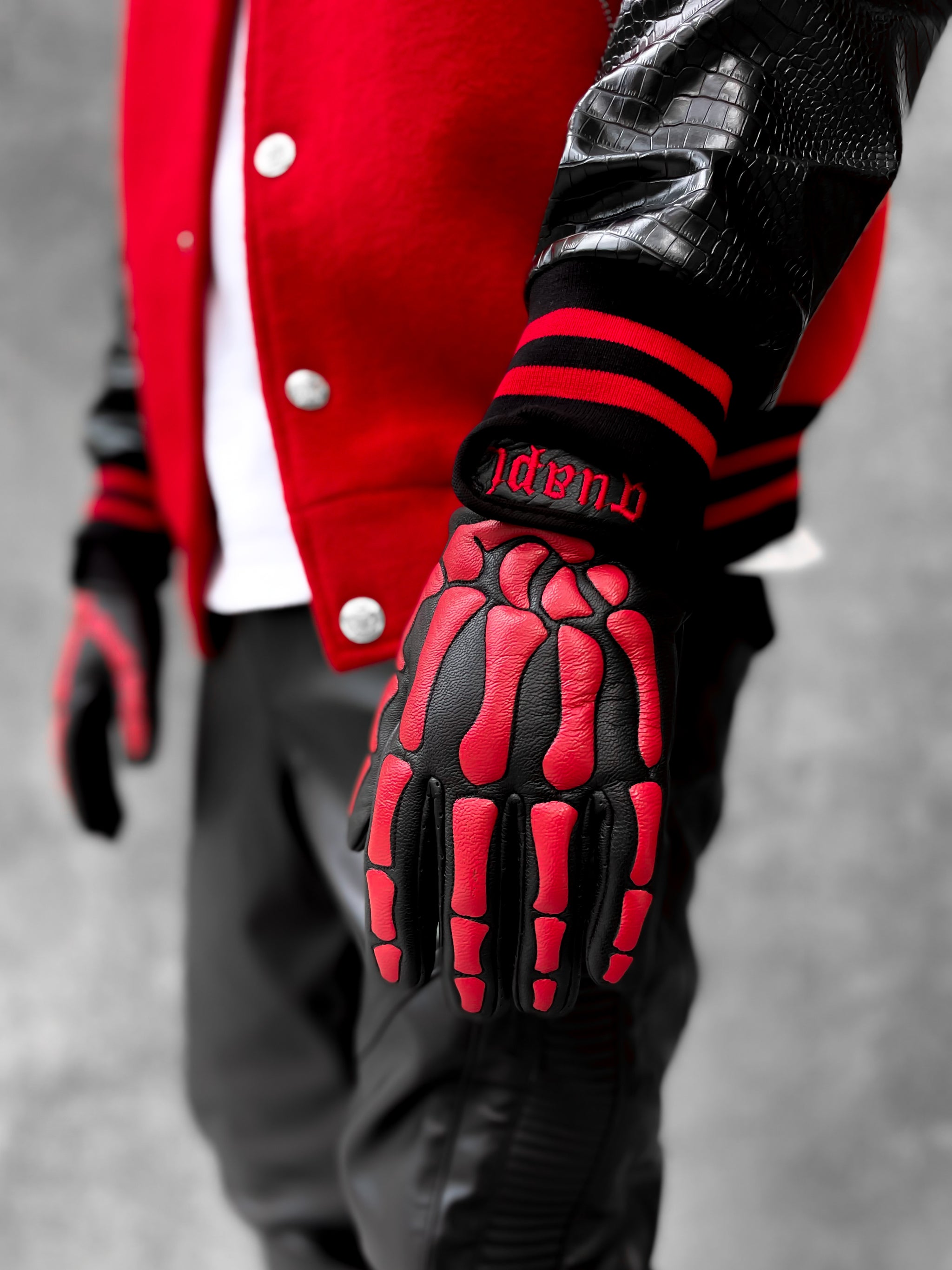 Detail Skeleton Motorcycle Gloves Nomer 51