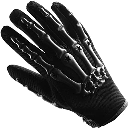 Detail Skeleton Motorcycle Gloves Nomer 7