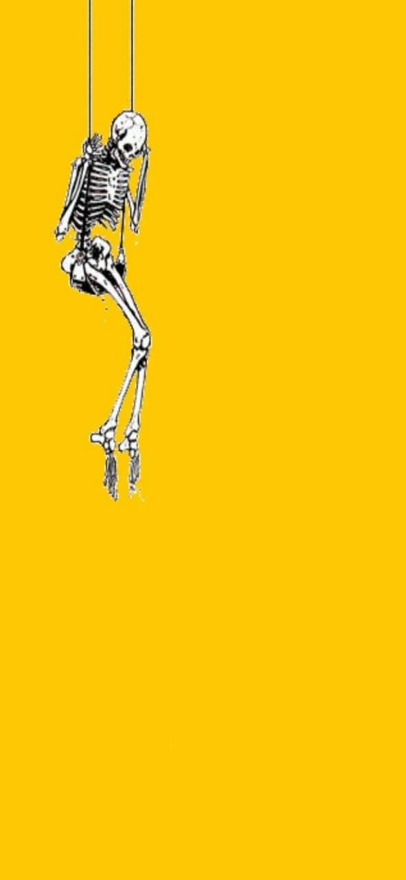 Detail Skeleton On Swing Wallpaper Nomer 18