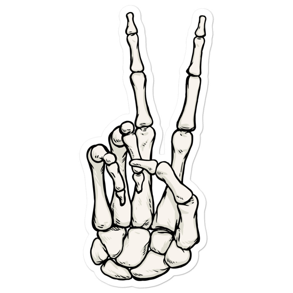 Detail Skeleton Peace Sign Png Nomer 20