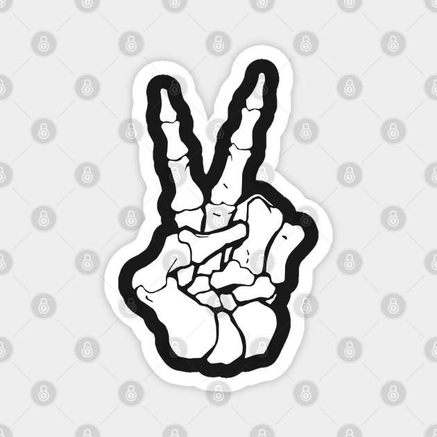 Detail Skeleton Peace Sign Png Nomer 28