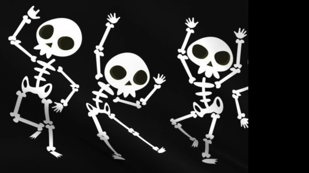 Detail Skeleton Playing Trombone Nomer 43