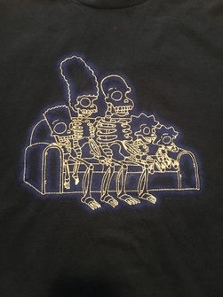 Detail Skeleton Simpsons Shirt Nomer 43