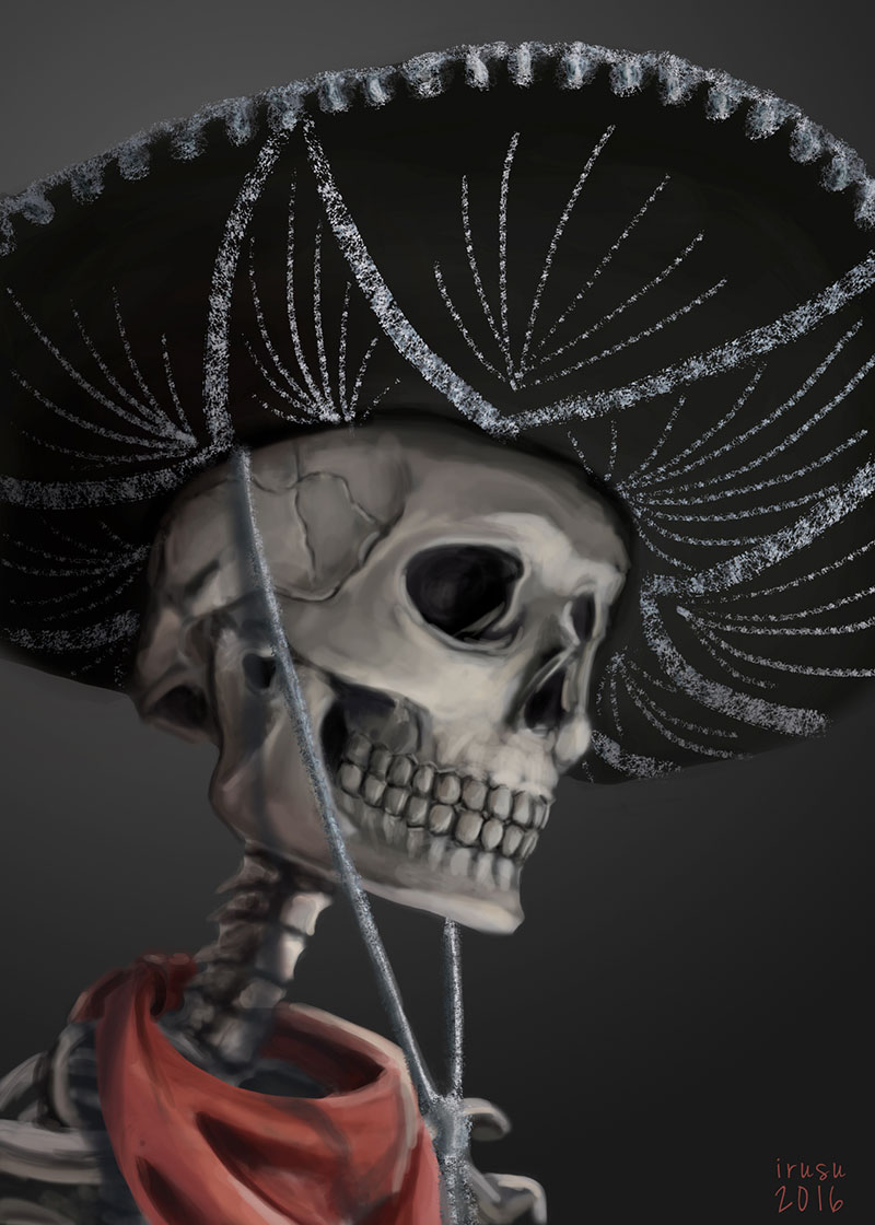 Detail Skeleton Sombrero Nomer 13