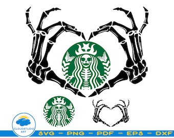 Detail Skeleton Starbucks Cup Nomer 13