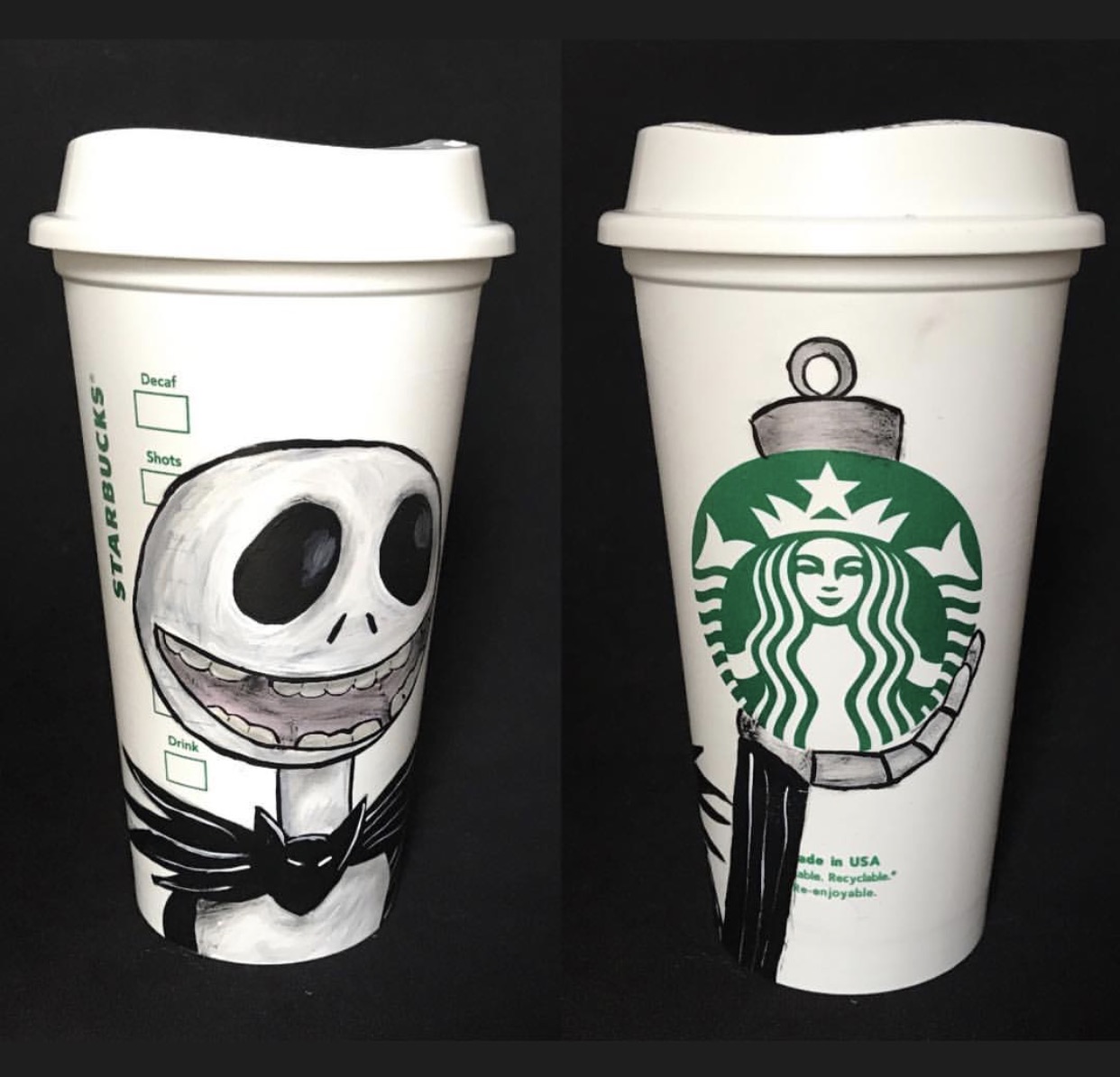 Detail Skeleton Starbucks Cup Nomer 32