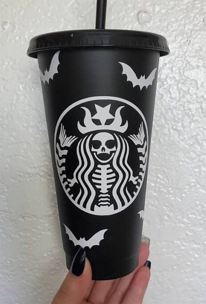 Detail Skeleton Starbucks Cup Nomer 56