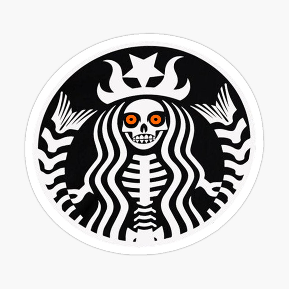 Detail Skeleton Starbucks Shirt Nomer 11