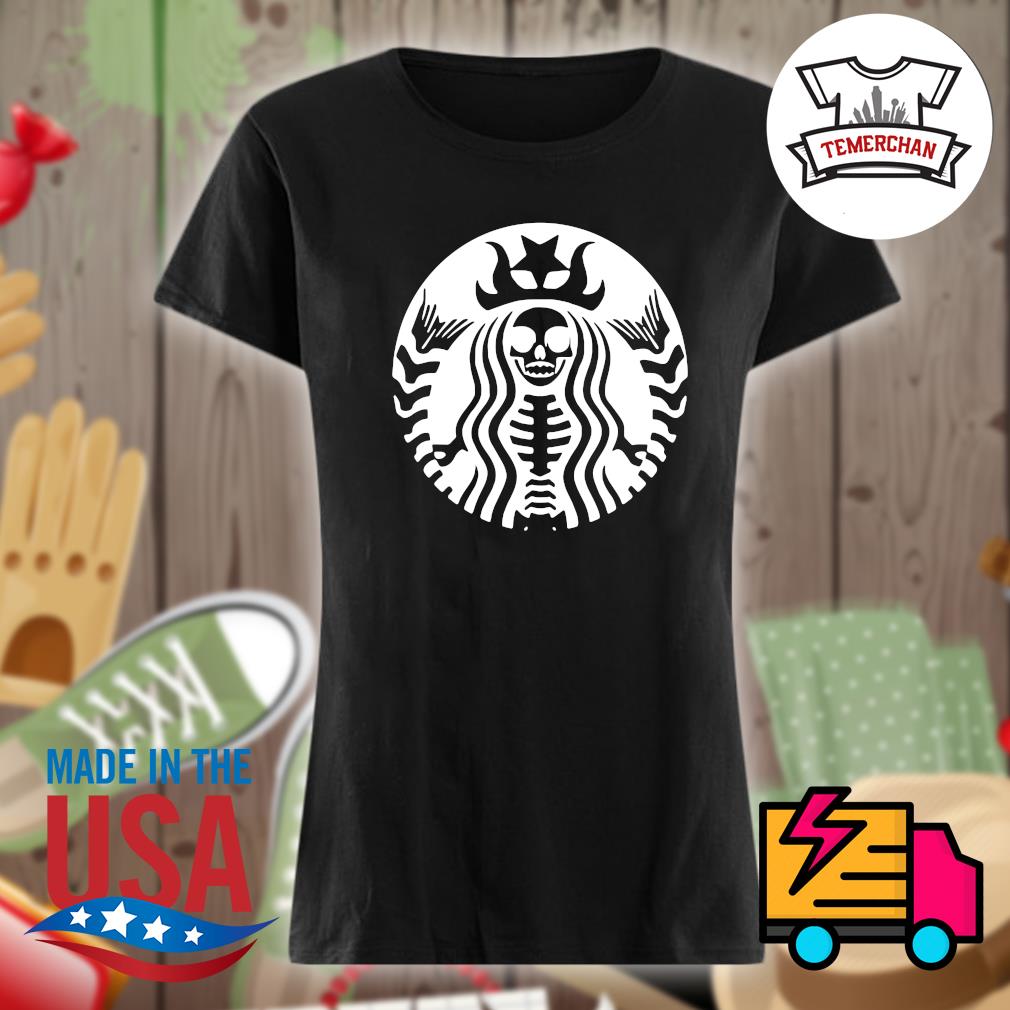 Detail Skeleton Starbucks Shirt Nomer 15