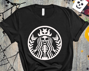 Detail Skeleton Starbucks Shirt Nomer 16