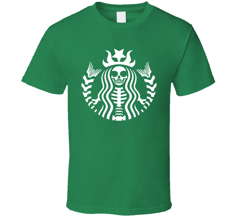 Detail Skeleton Starbucks Shirt Nomer 25