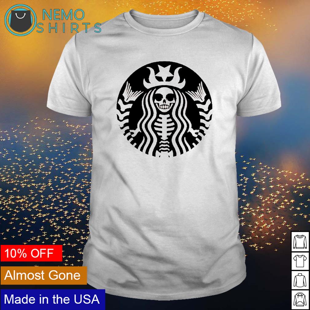 Detail Skeleton Starbucks Shirt Nomer 29