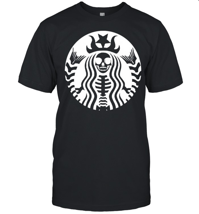 Detail Skeleton Starbucks Shirt Nomer 4
