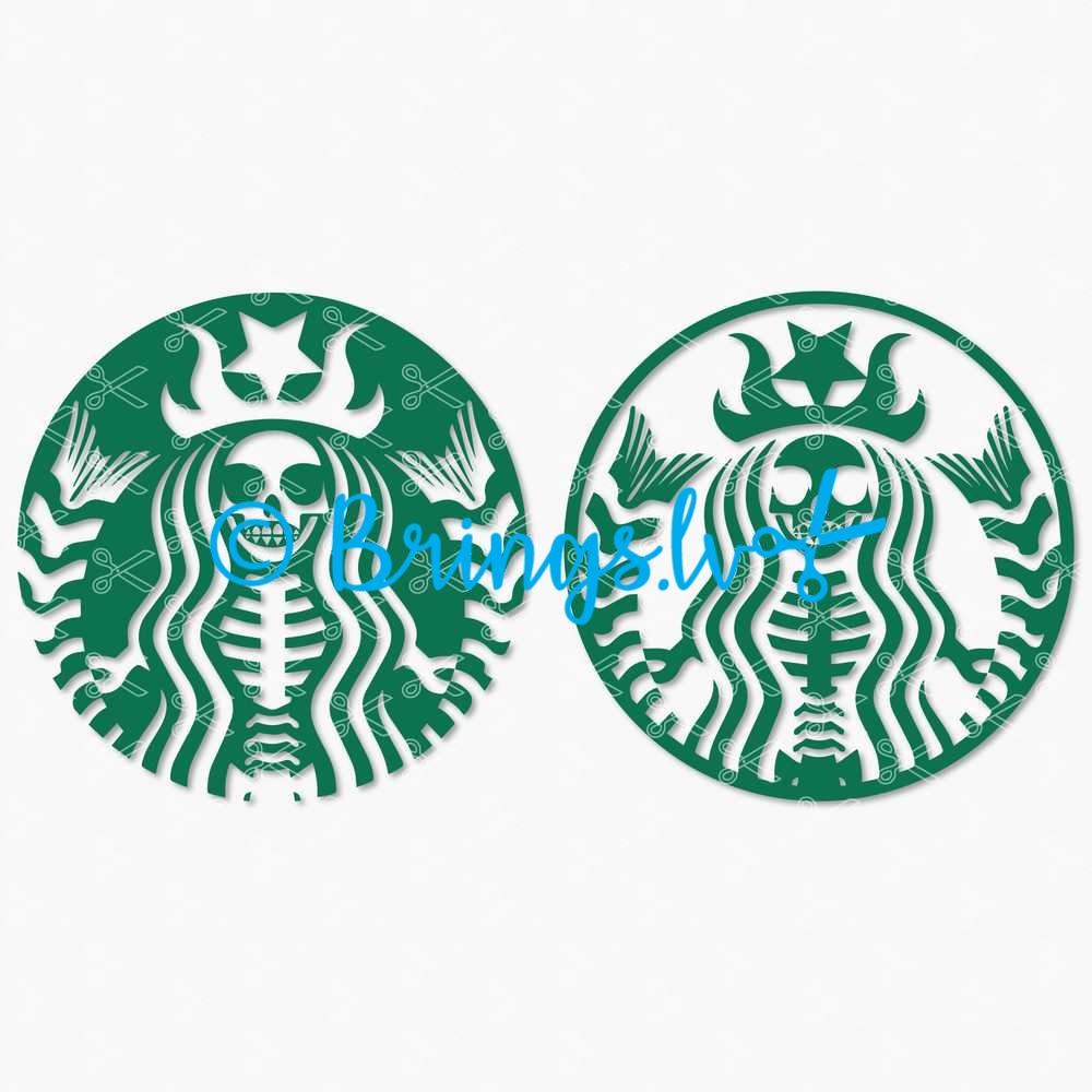 Detail Skeleton Starbucks Shirt Nomer 35