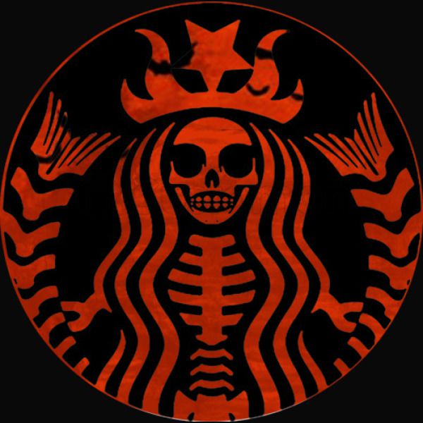 Detail Skeleton Starbucks Shirt Nomer 37