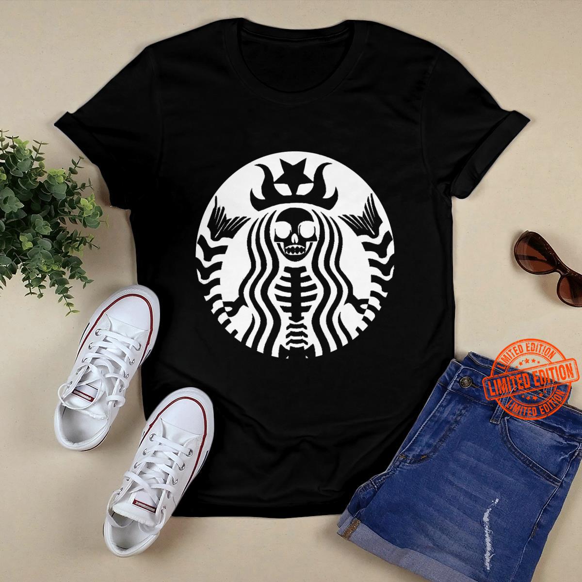 Detail Skeleton Starbucks Shirt Nomer 40