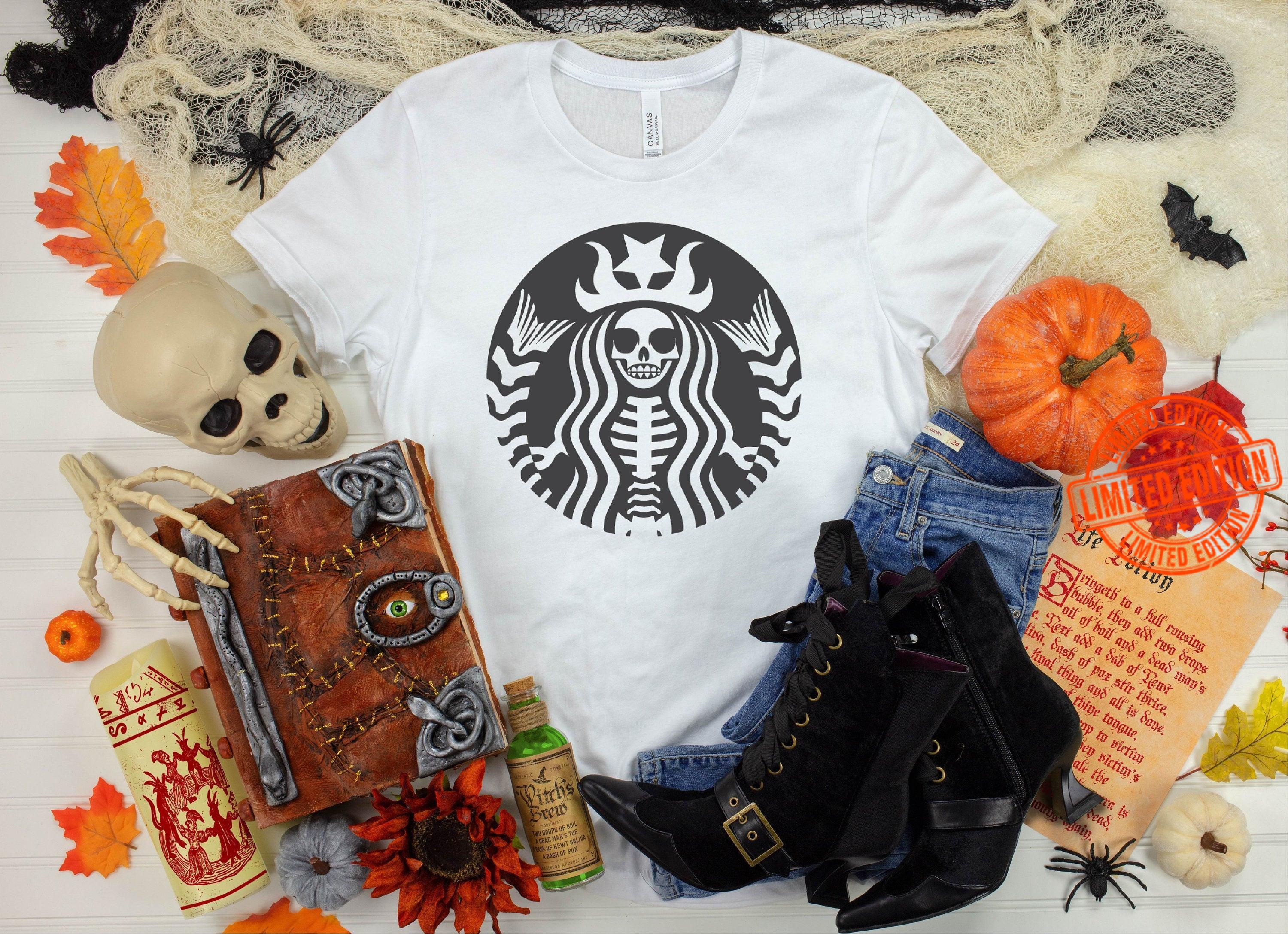 Detail Skeleton Starbucks Shirt Nomer 45