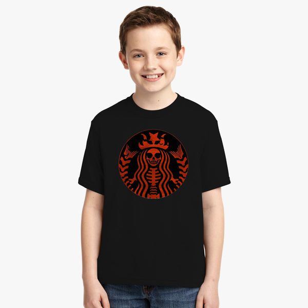 Detail Skeleton Starbucks Shirt Nomer 47