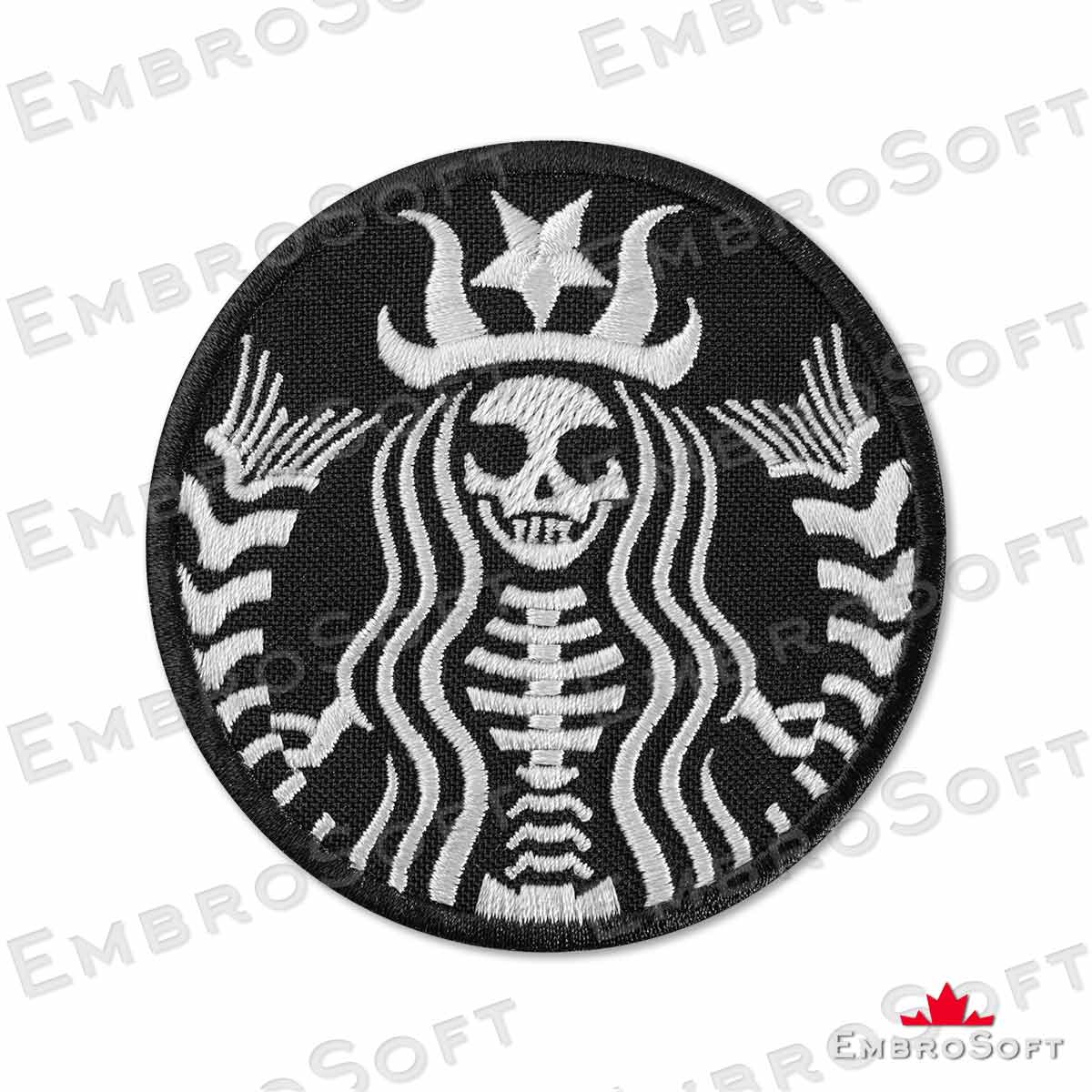Detail Skeleton Starbucks Shirt Nomer 48